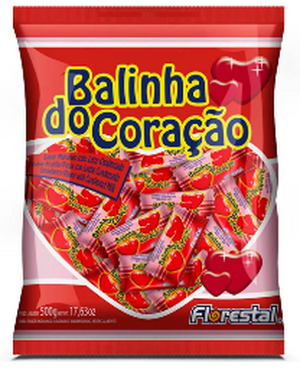 BALA CORAÇÃO 500G MOR