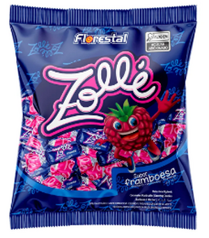 BALA ZOLLE 500G FRAMBOESA